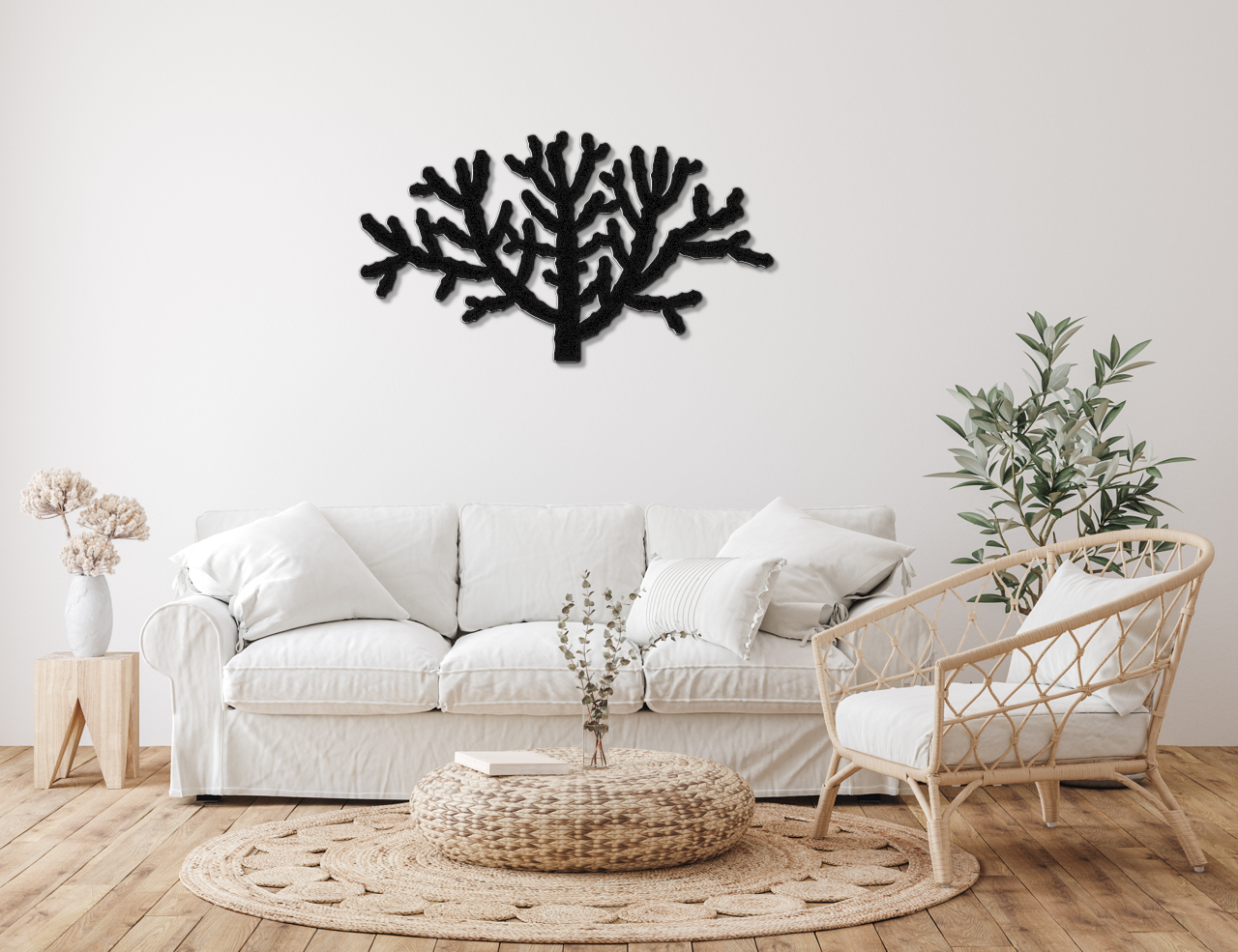 Cholla Cactus Metal Wall Art