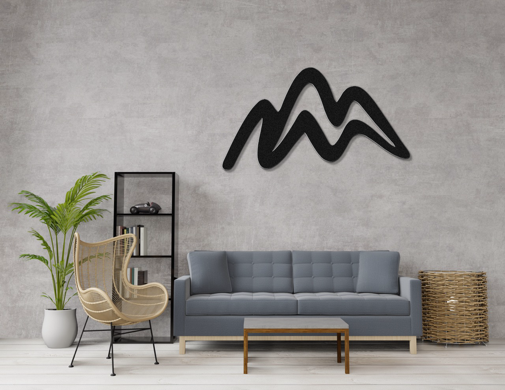 Mountains Metal Wall Art