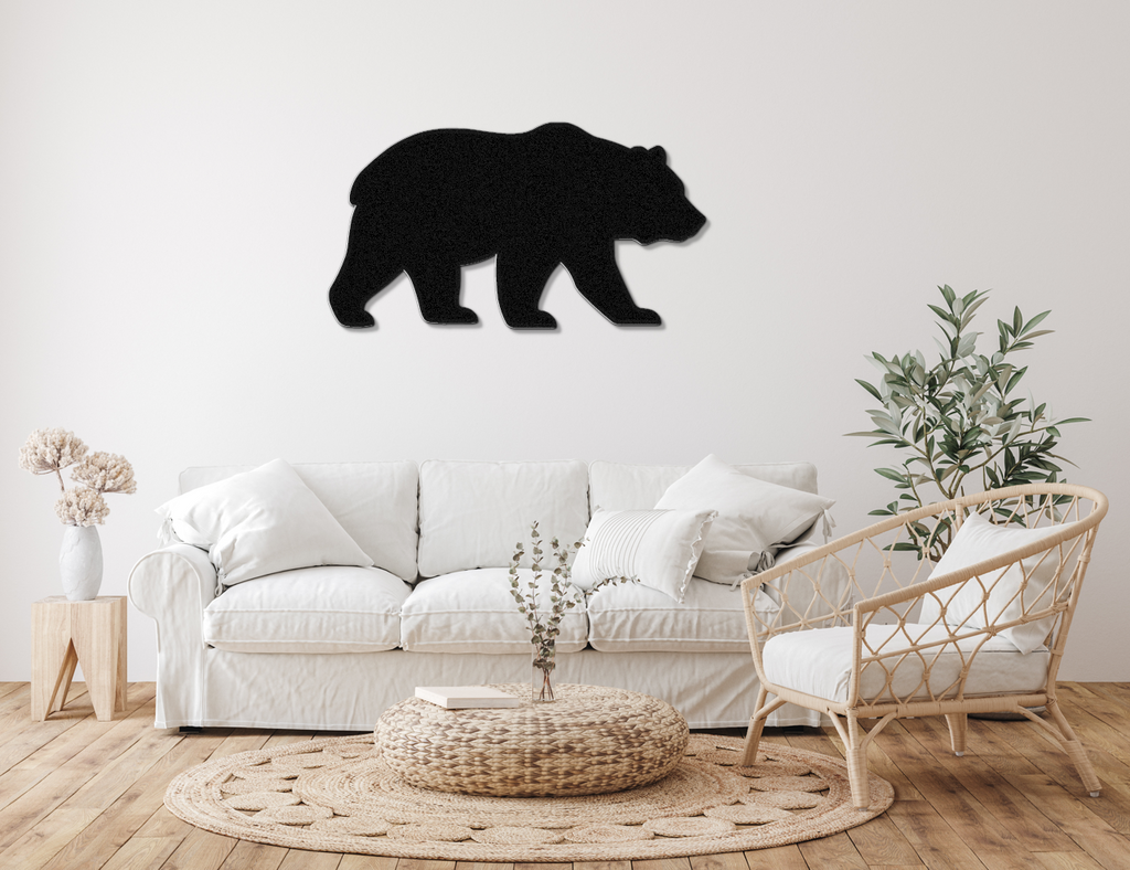 Bear Metal Wall Art