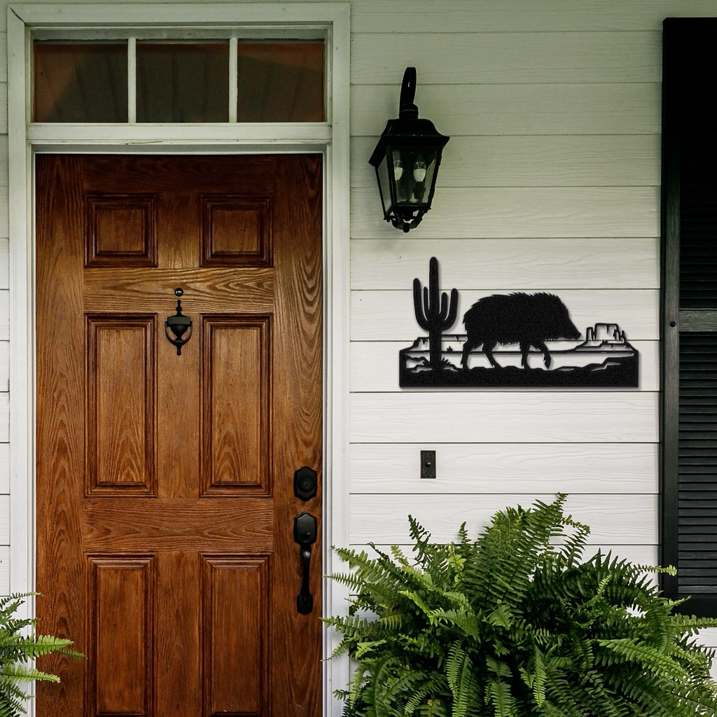 Javelina Metal Wall Art