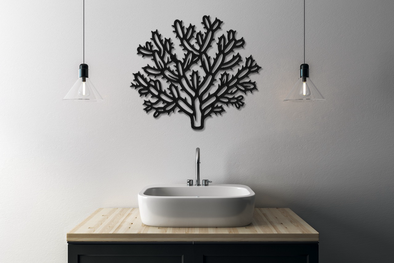 Cholla Cactus Metal Wall Art