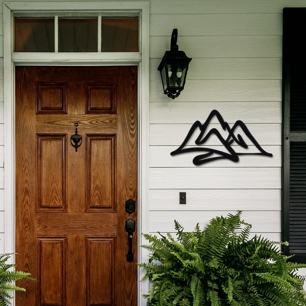 Mountains Metal Wall Art