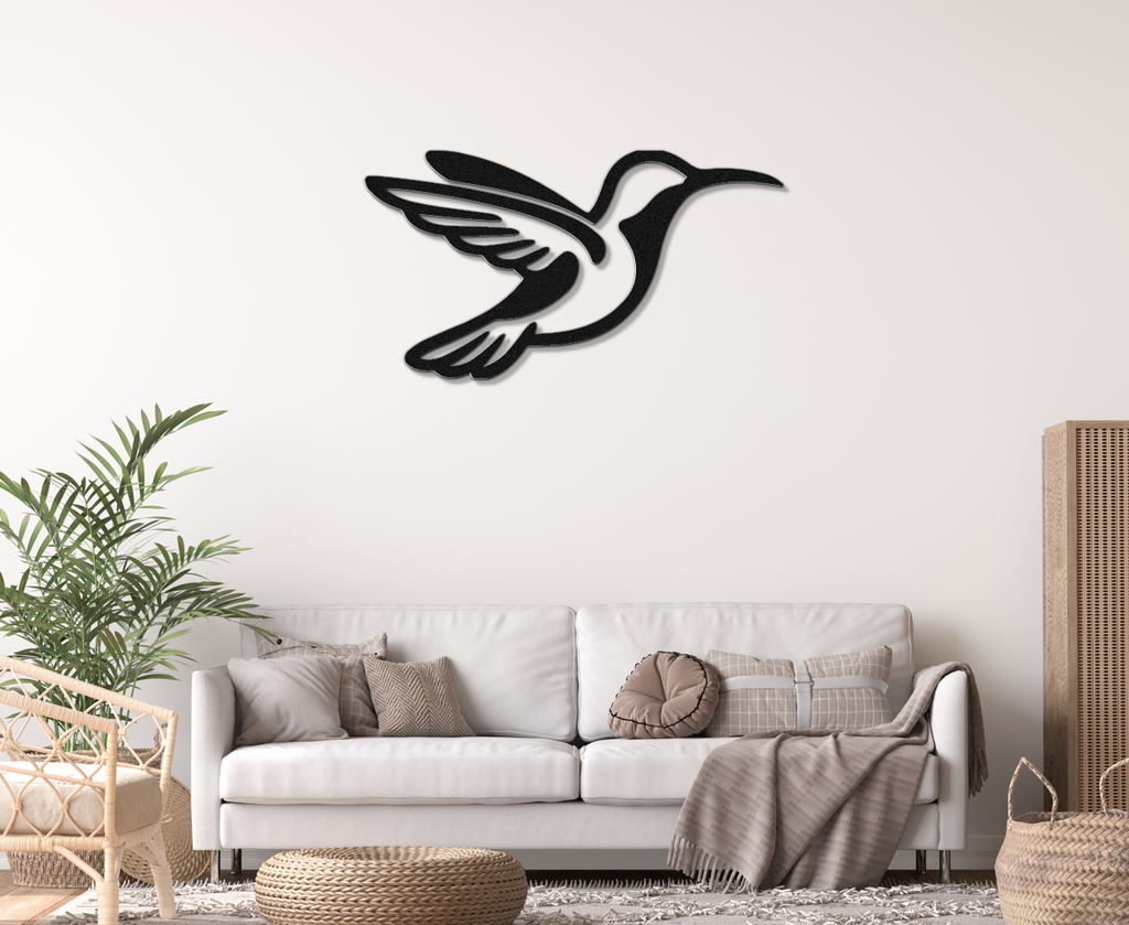 Hummingbird Metal Wall Art