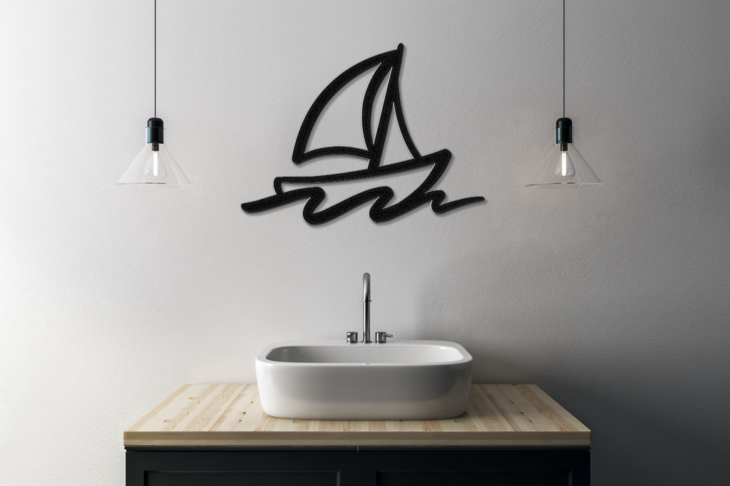 Sailboat Metal Wall Art