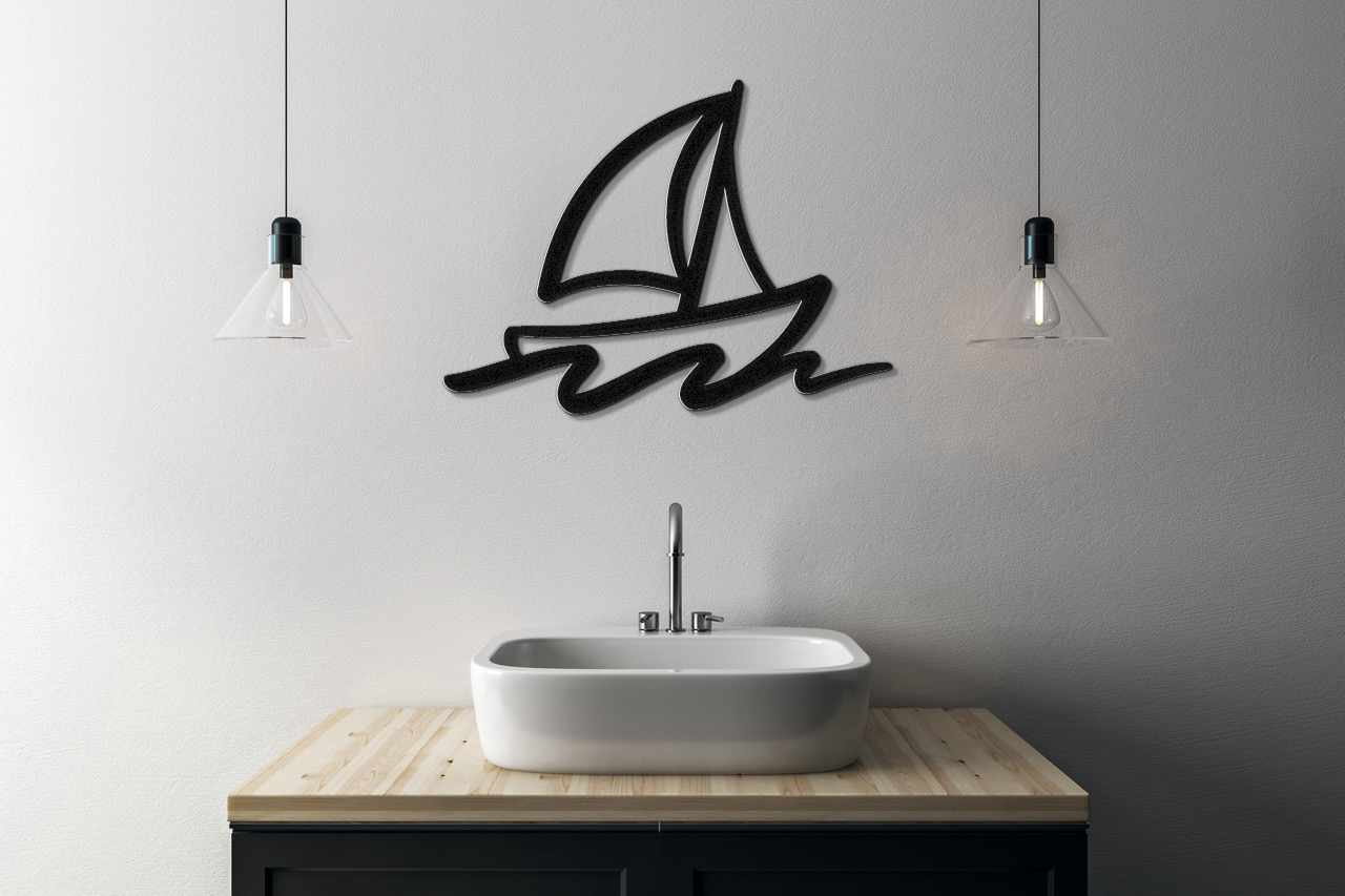 Sailboat Metal Wall Art