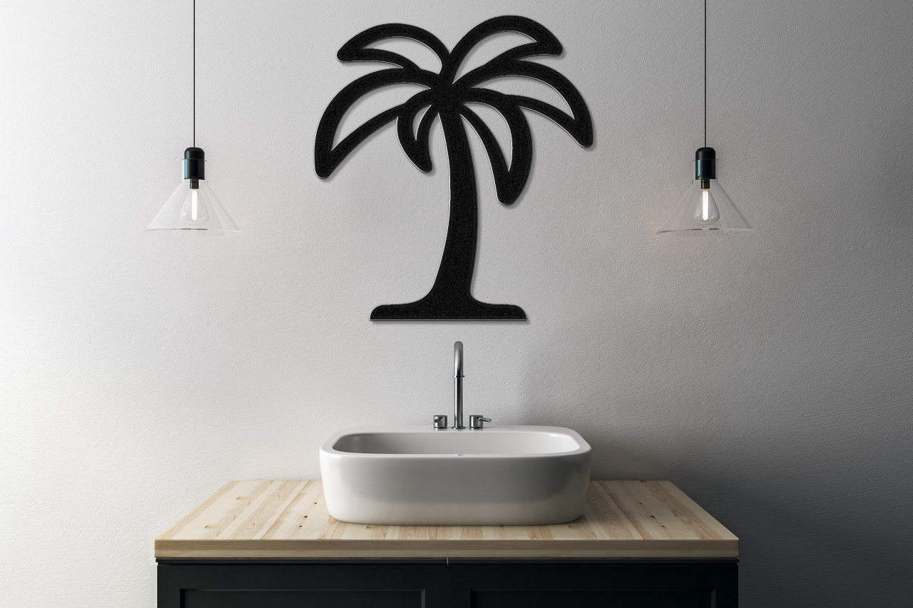 Palm Tree Metal Wall Art