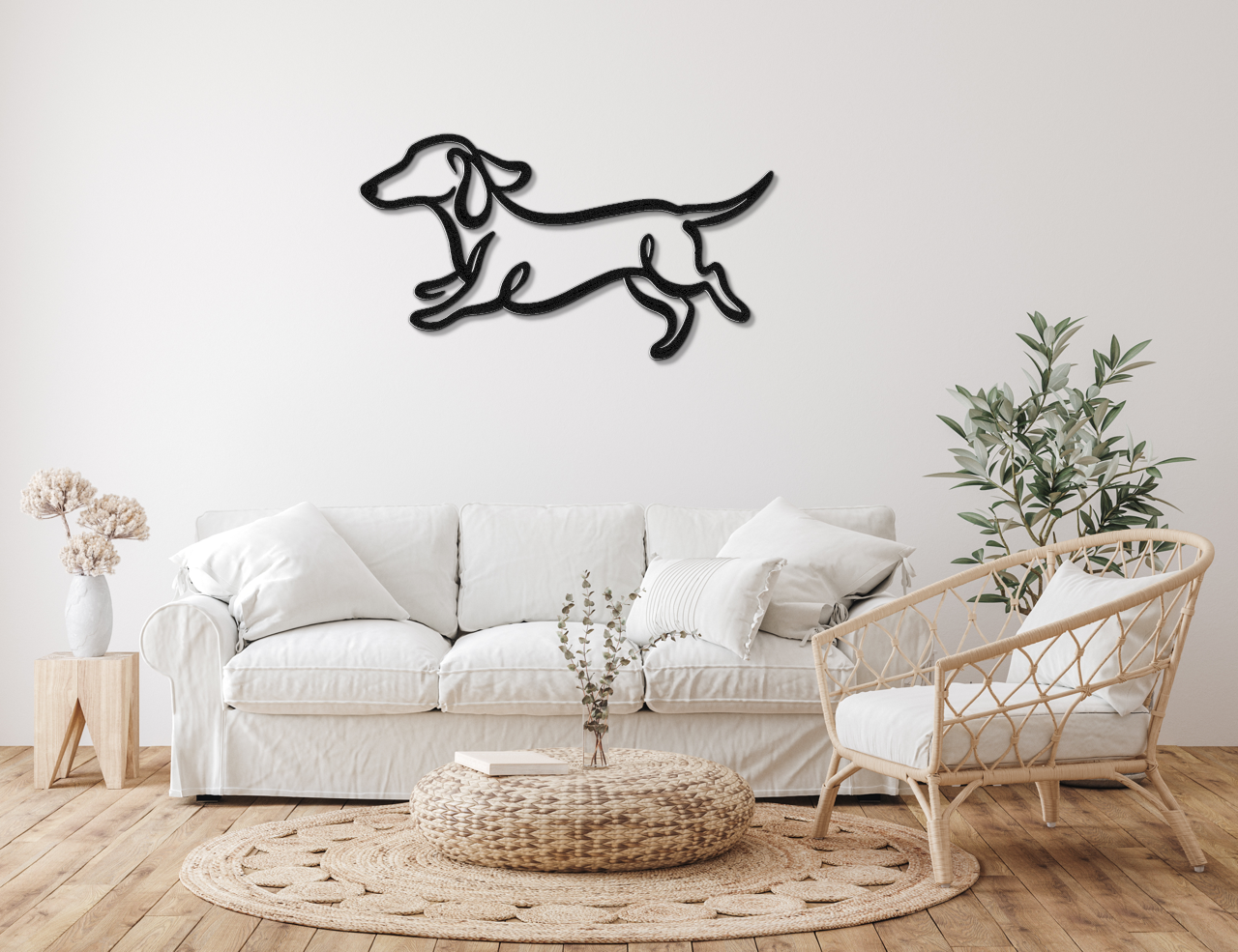 Dachshund Metal Wall Art