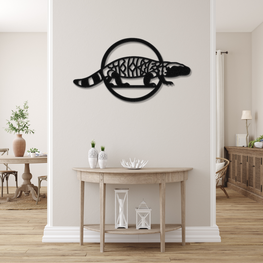 Gila Monster Metal Wall Art