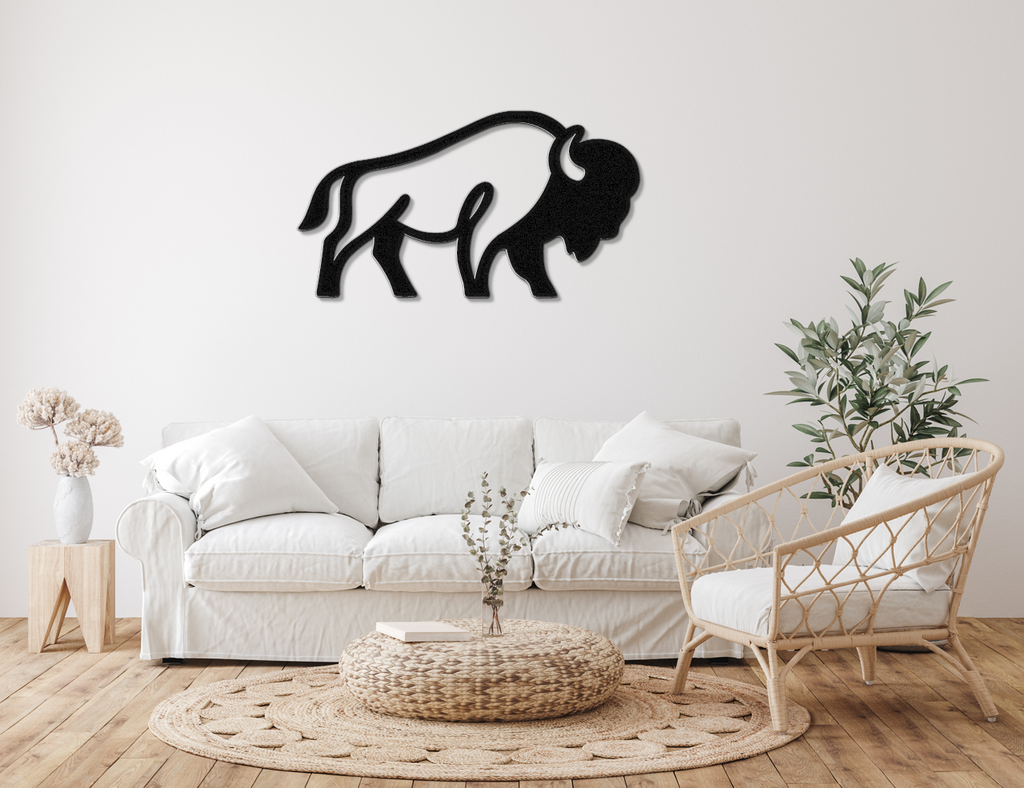 Buffalo Metal Wall Art