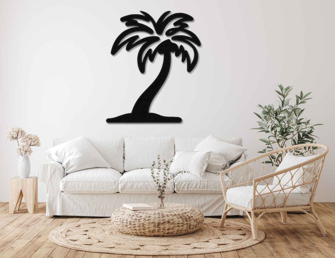 Palm Tree Metal Wall Art