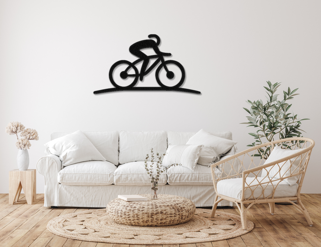 Cycling Metal Wall Art