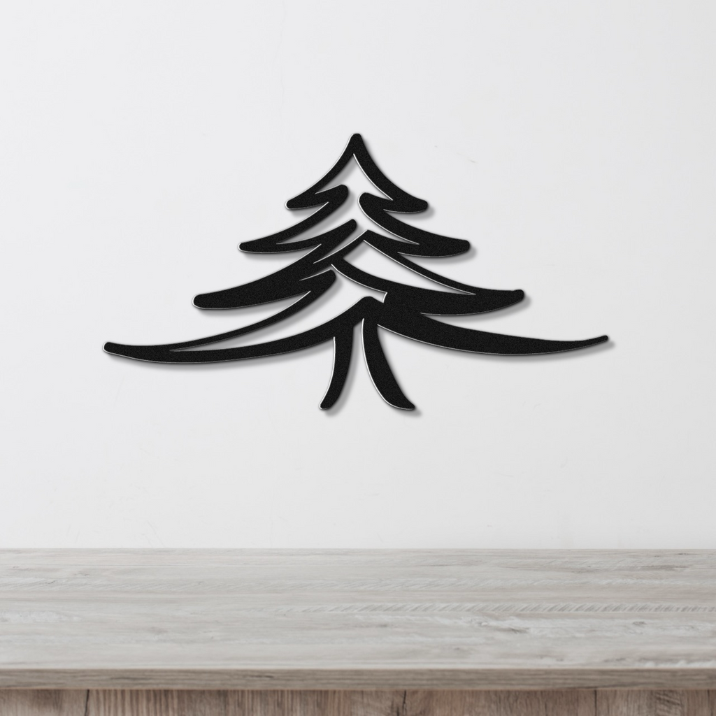 Pine Tree Metal Wall Art