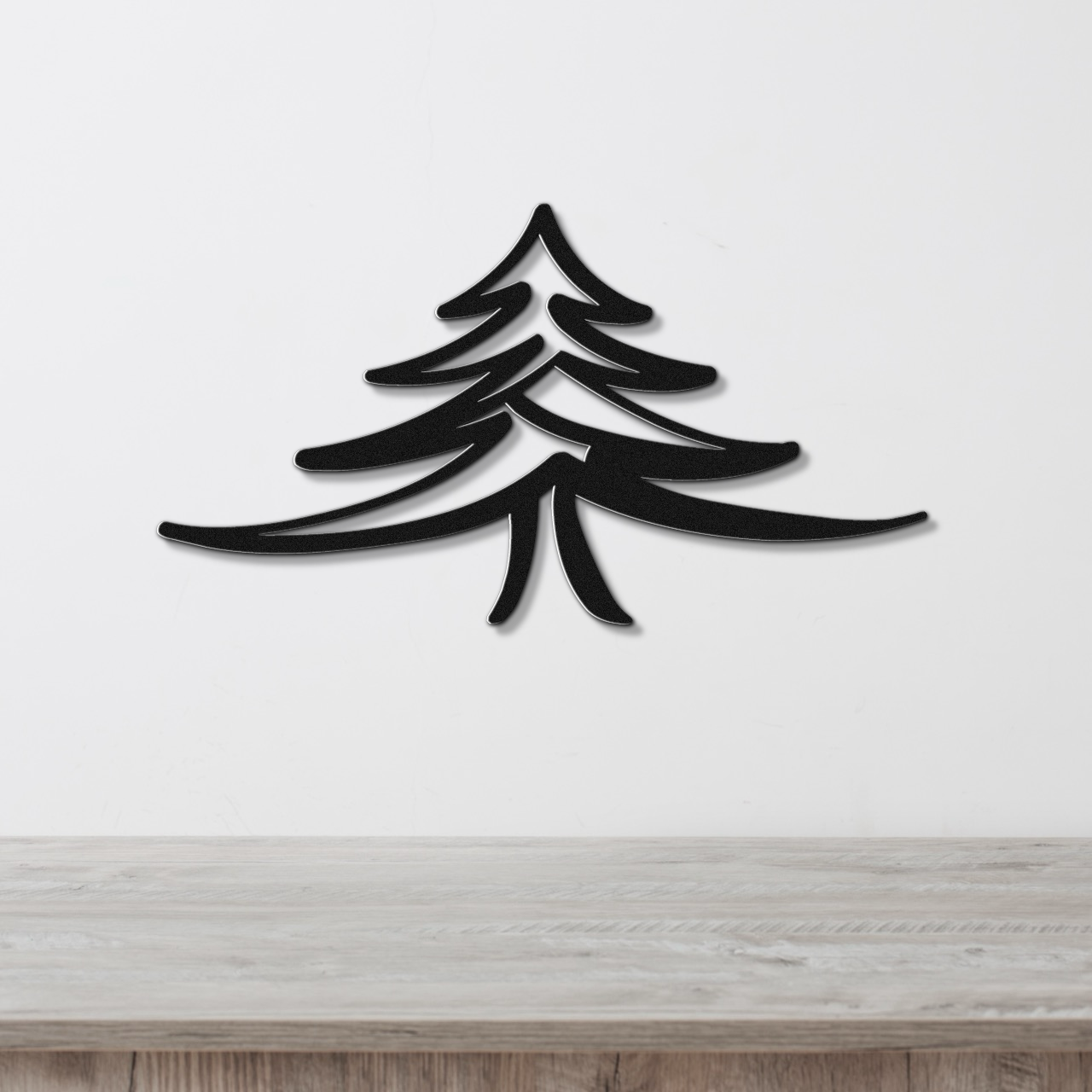 Pine Tree Metal Wall Art