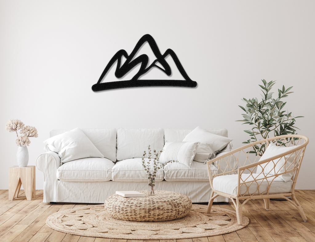 Mountains Metal Wall Art