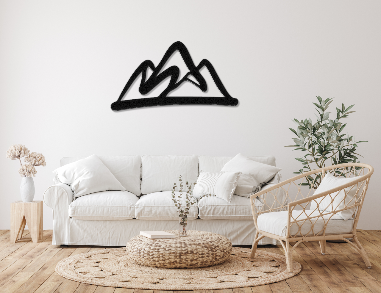 Mountains Metal Wall Art
