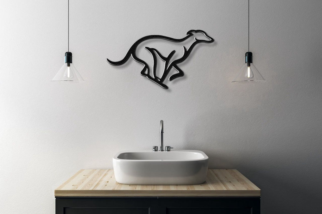 Greyhound Metal Wall Art