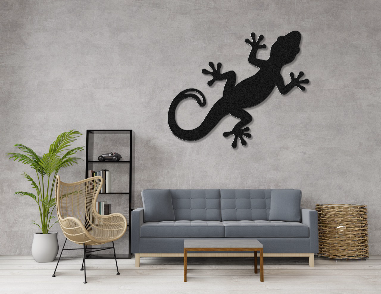 Lizard Metal Wall Art