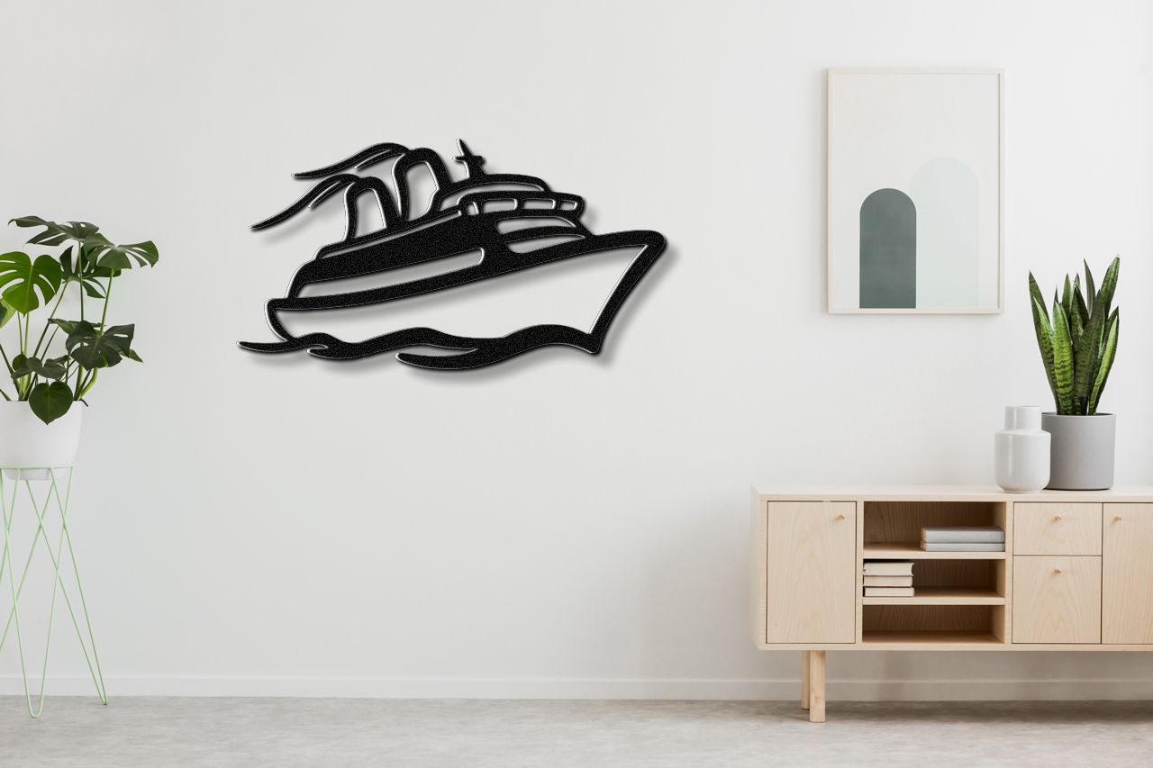 Cruise Ship Metal Wall Art