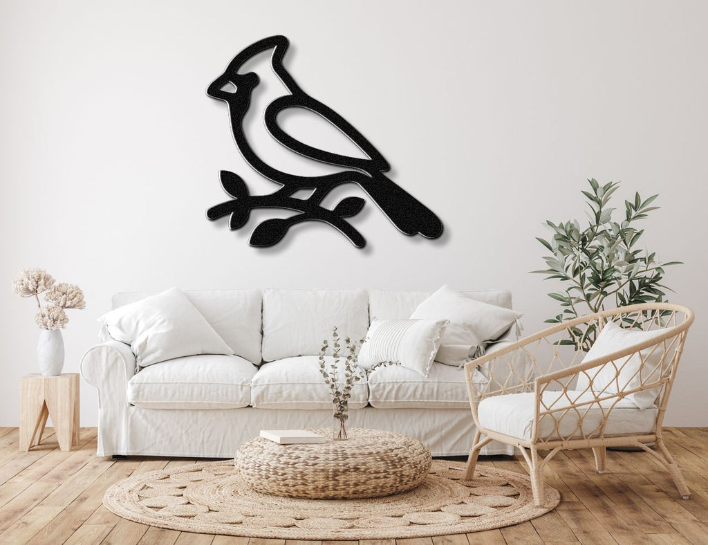 Cardinal Metal Wall Art