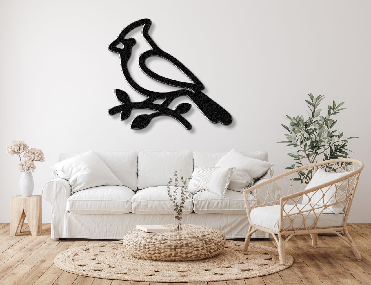 Cardinal Metal Wall Art
