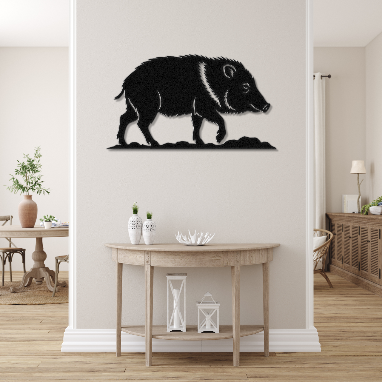 Javelina Metal Wall Art