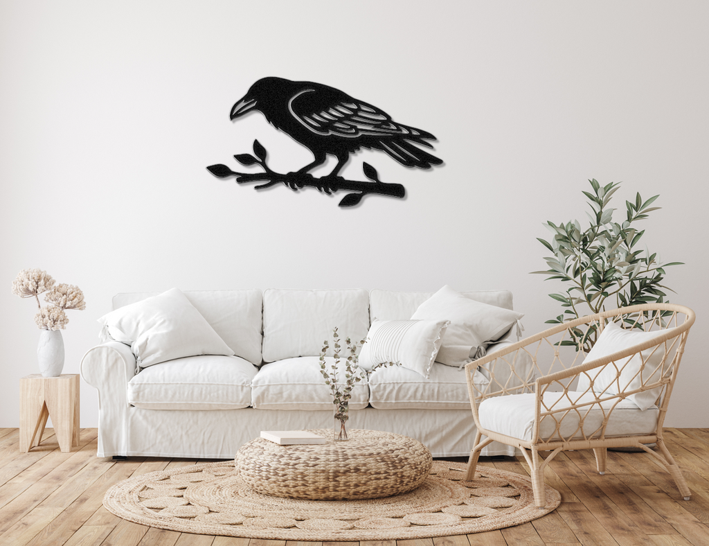 Raven Metal Wall Art