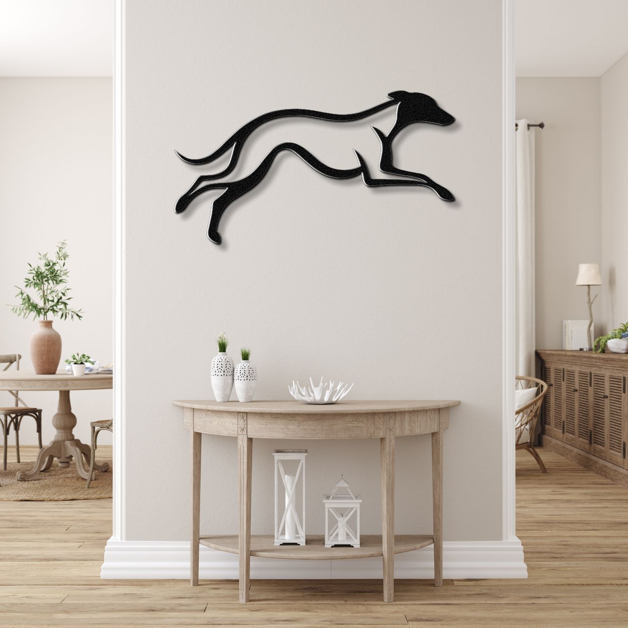 Greyhound Metal Wall Art