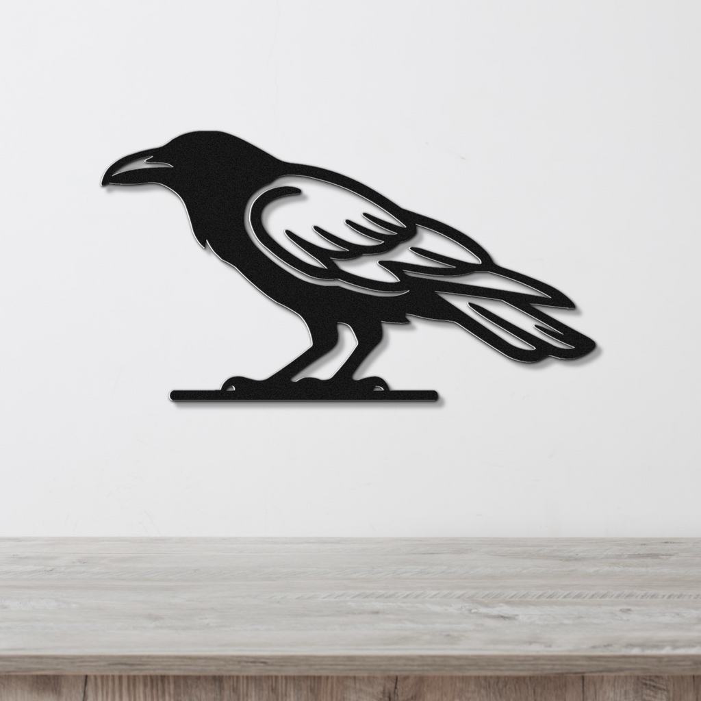 Raven Metal Wall Art