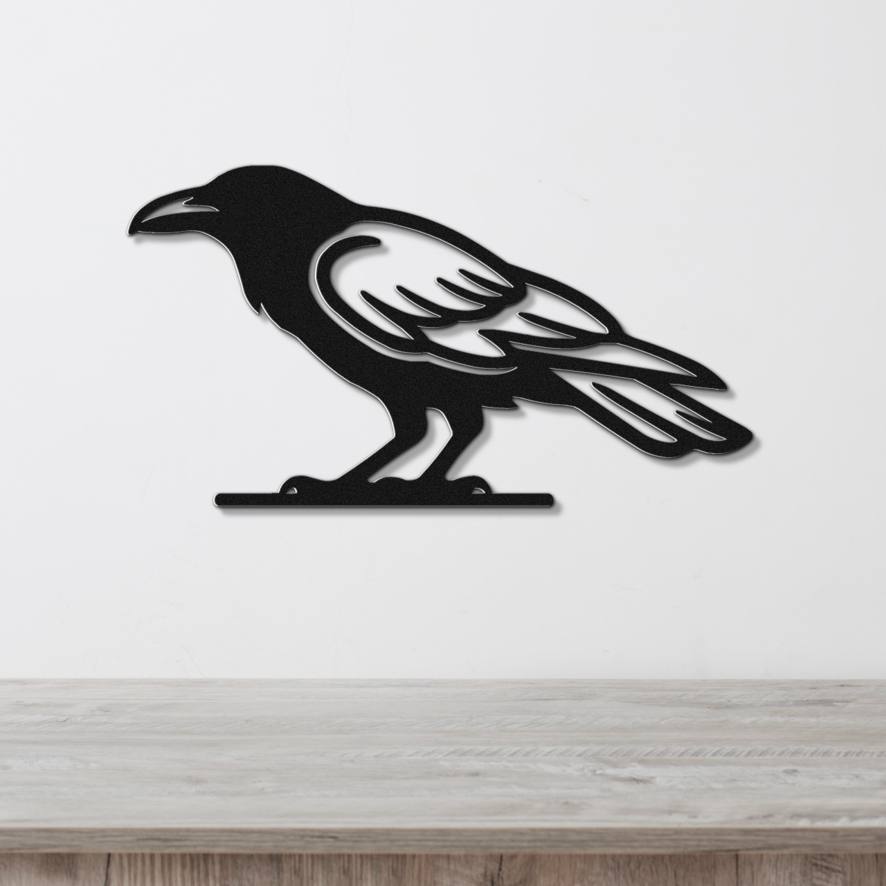 Raven Metal Wall Art
