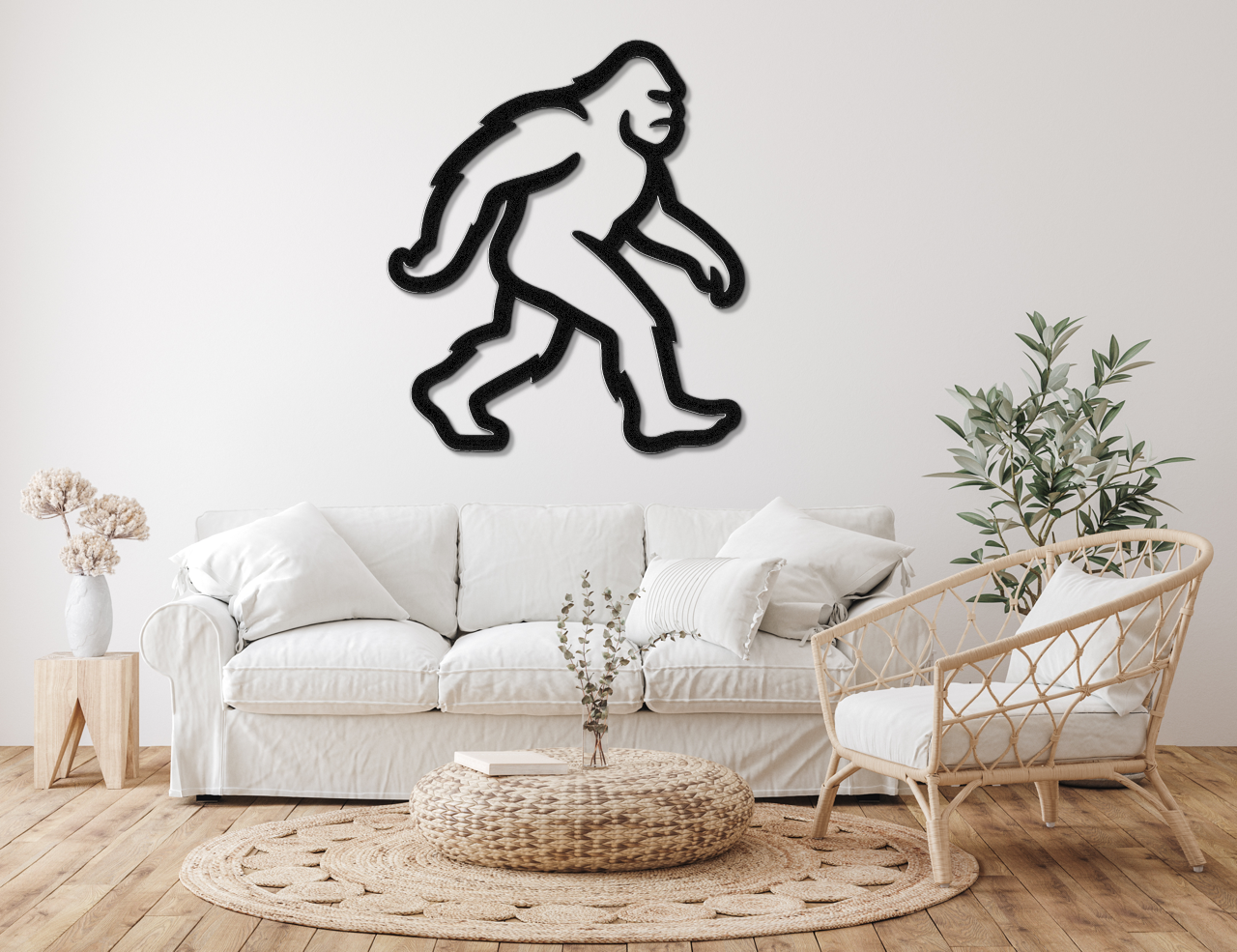 Bigfoot Metal Wall Art