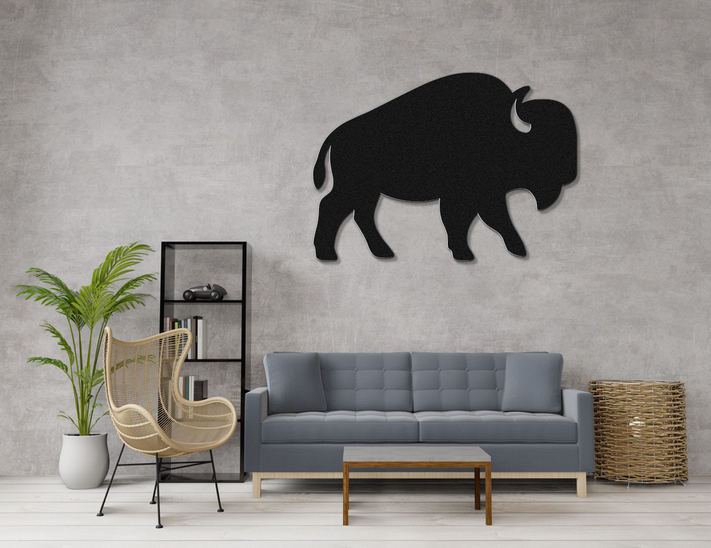 Buffalo Metal Wall Art