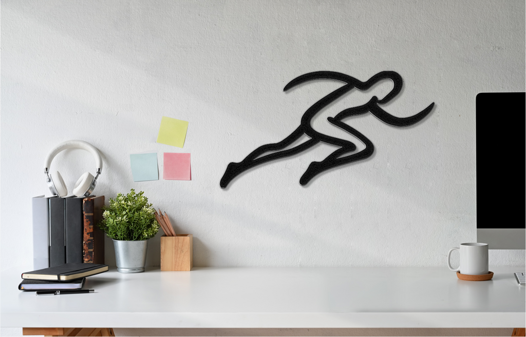 Runner Metal Wall Art