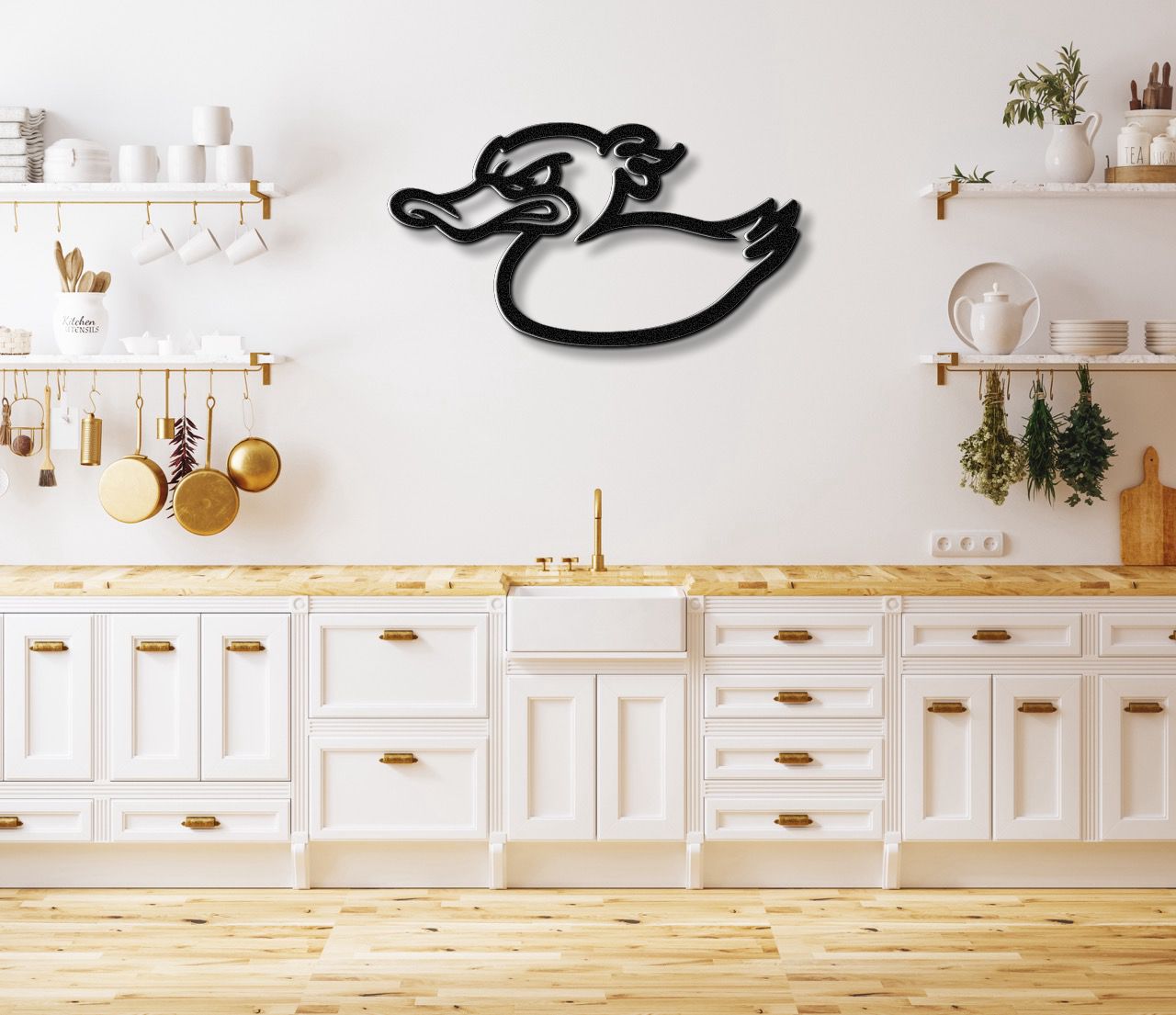 Duck Metal Wall Art