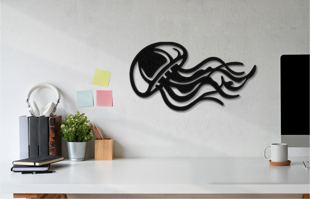 Jellyfish Metal Wall Art