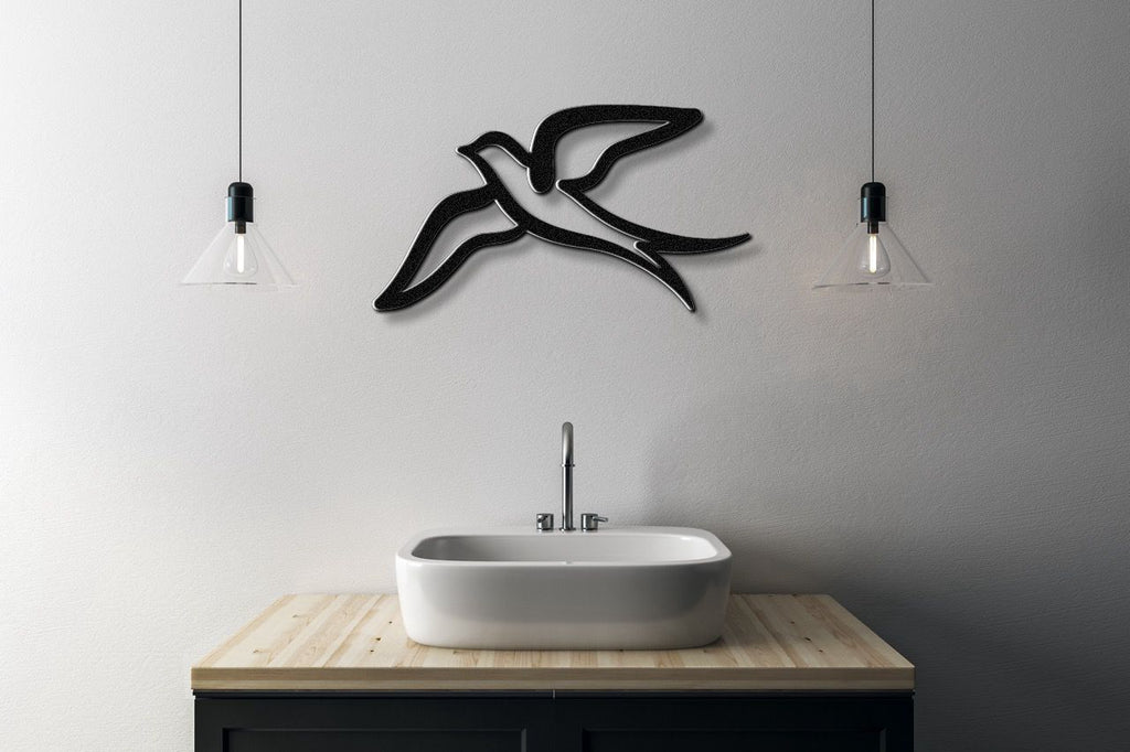 Swallow Bird Metal Wall Art