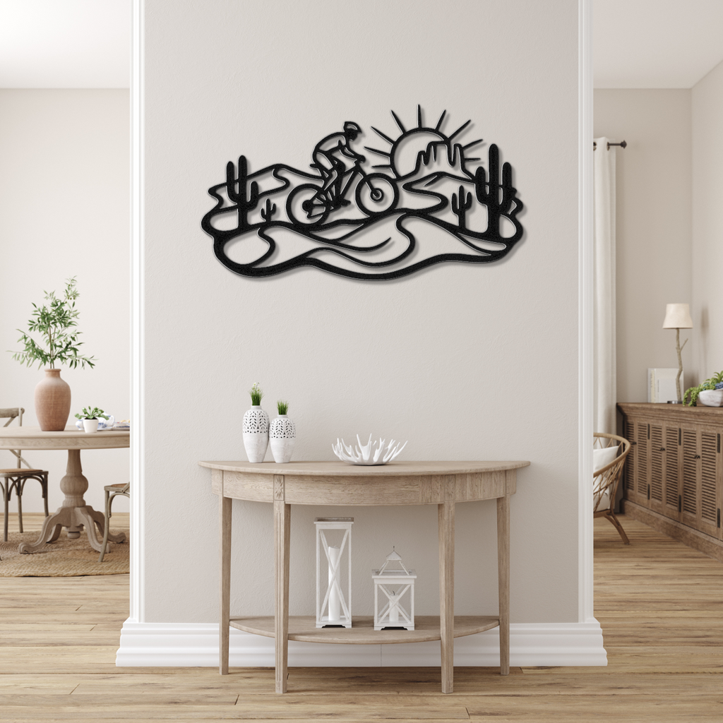 Arizona Cycling Metal Wall Art
