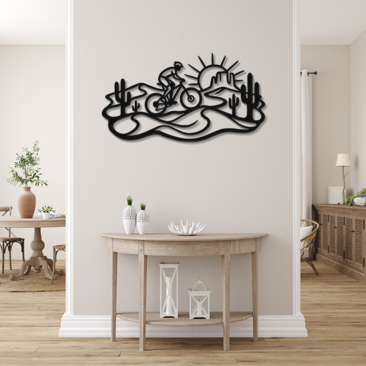 Arizona Cycling Metal Wall Art