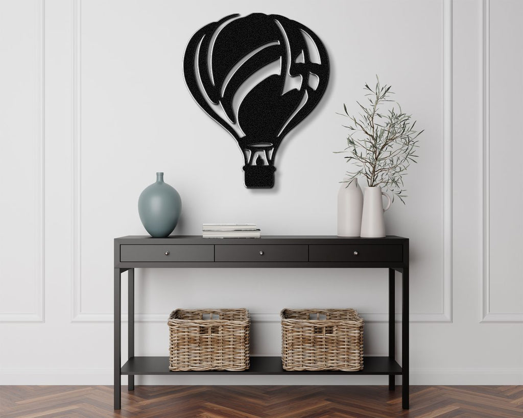 Hot Air Balloon Metal Wall Art