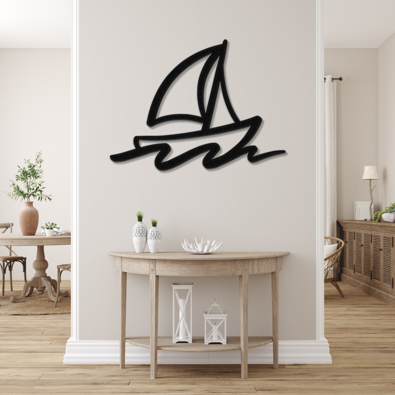 Sailboat Metal Wall Art