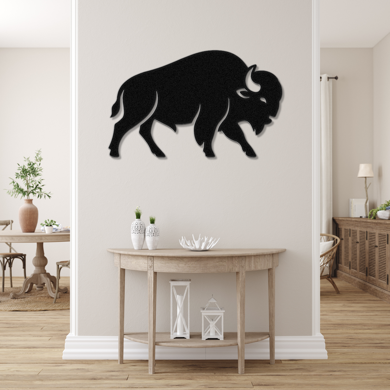 Buffalo Metal Wall Art