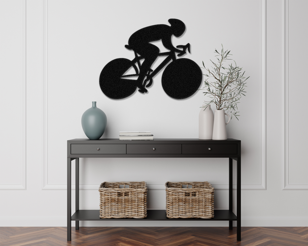 Cycling Metal Wall Art