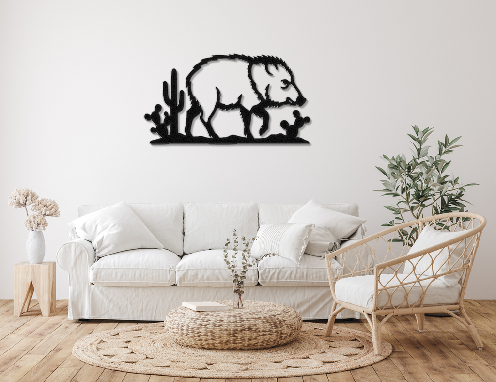 Javelina Metal Wall Art