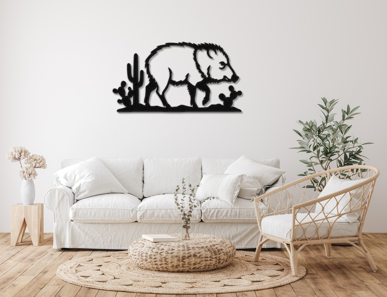 Javelina Metal Wall Art
