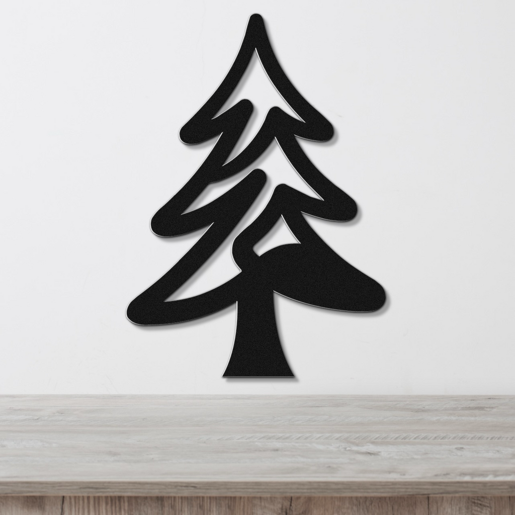 Pine Tree Metal Wall Art