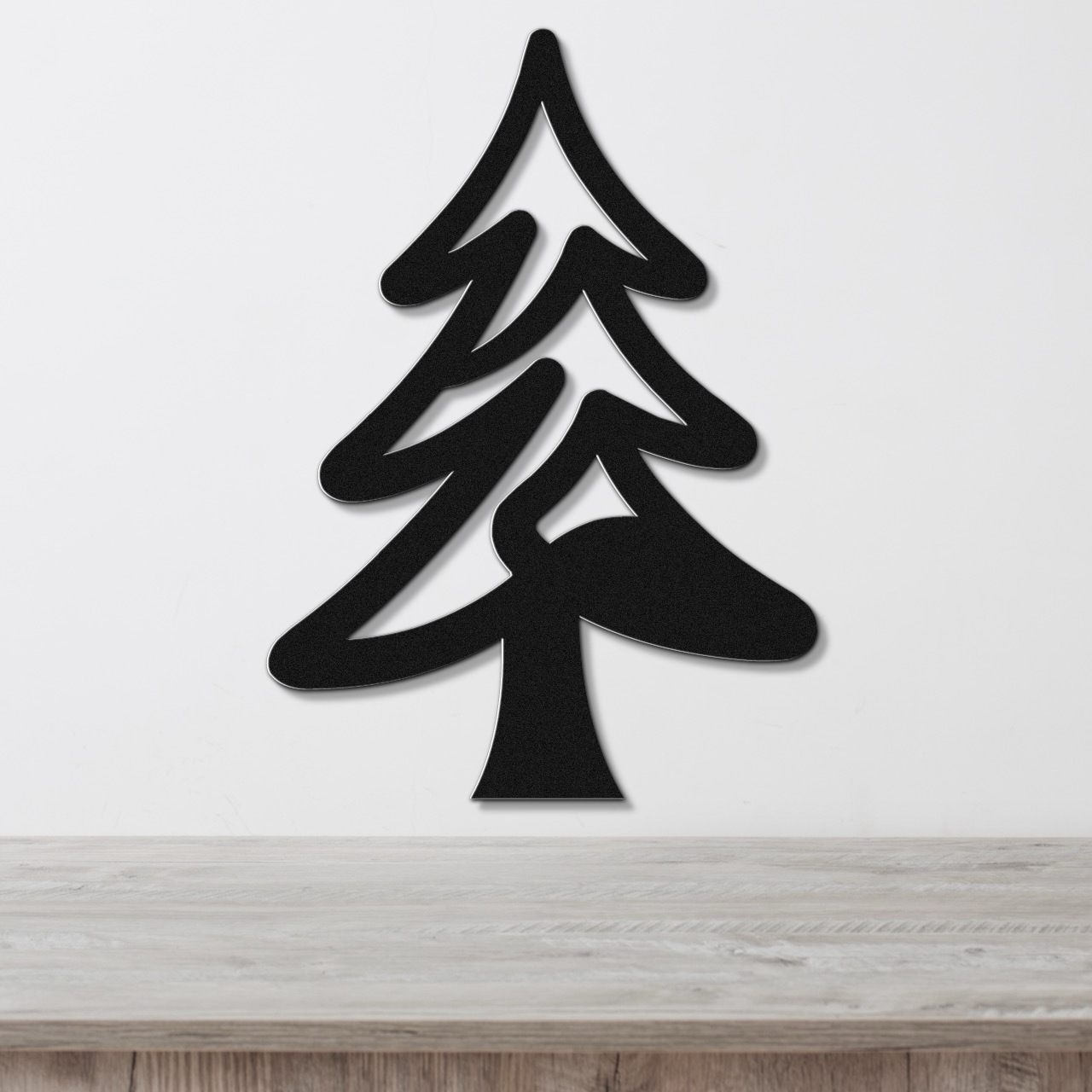 Pine Tree Metal Wall Art