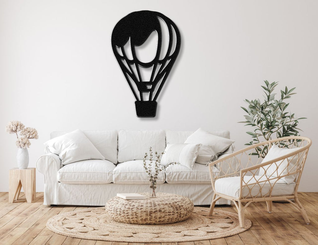 Hot Air Balloon Metal Wall Art