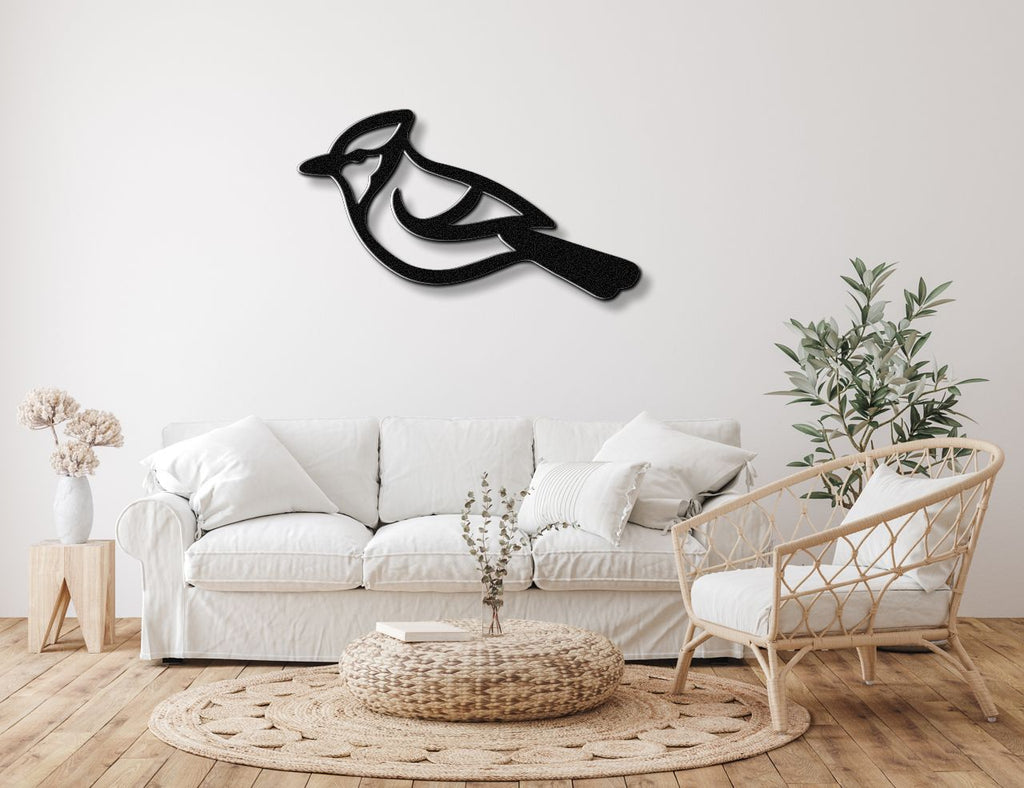 Blue Jay Metal Wall Art