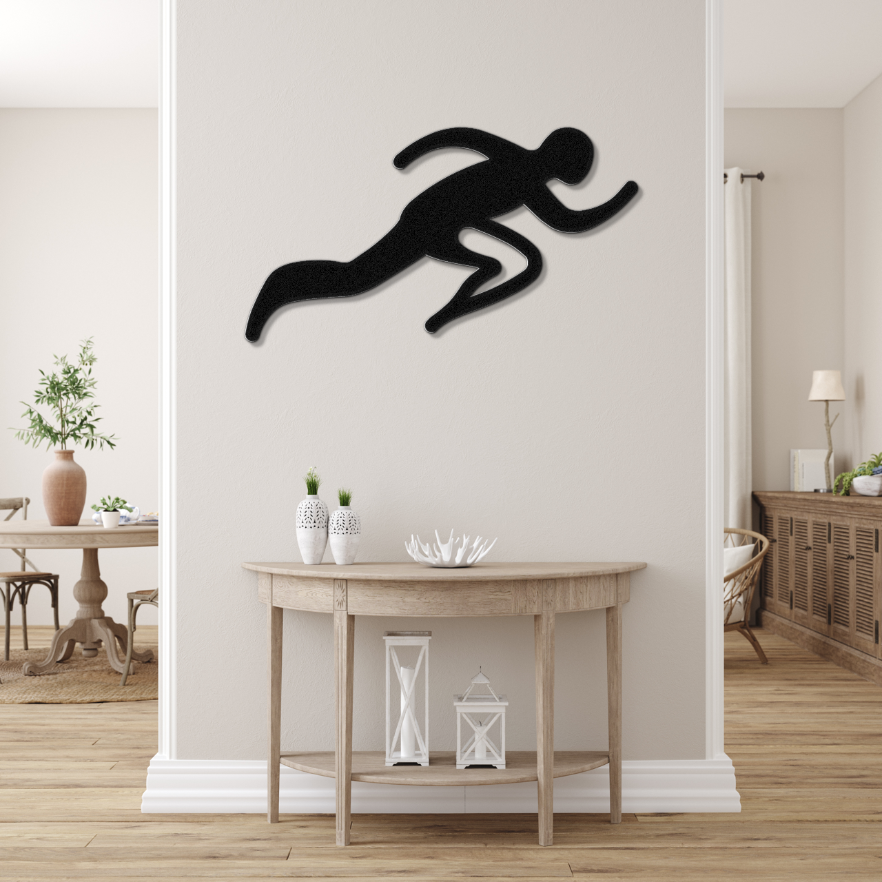Runner Metal Wall Art