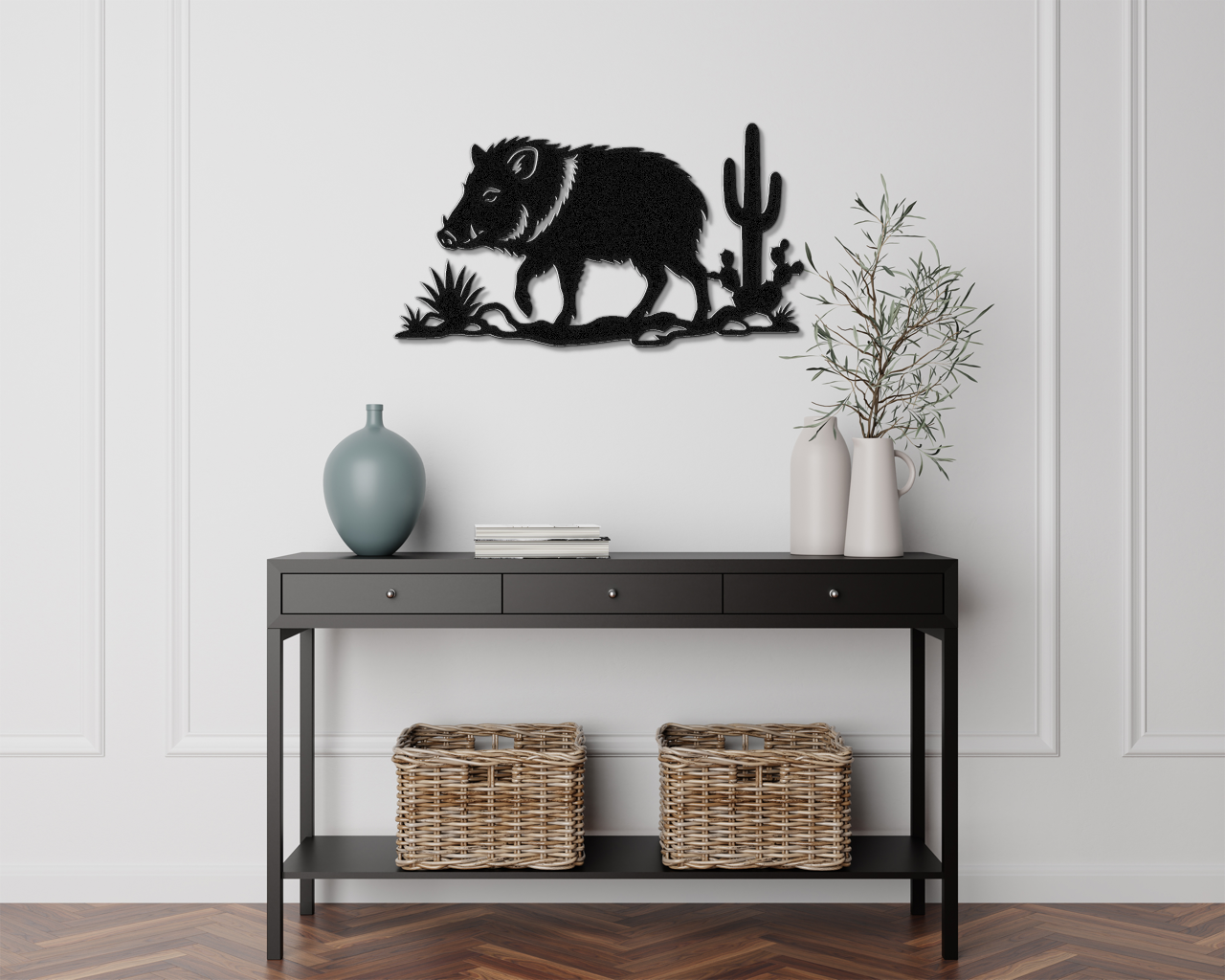 Javelina Metal Wall Art