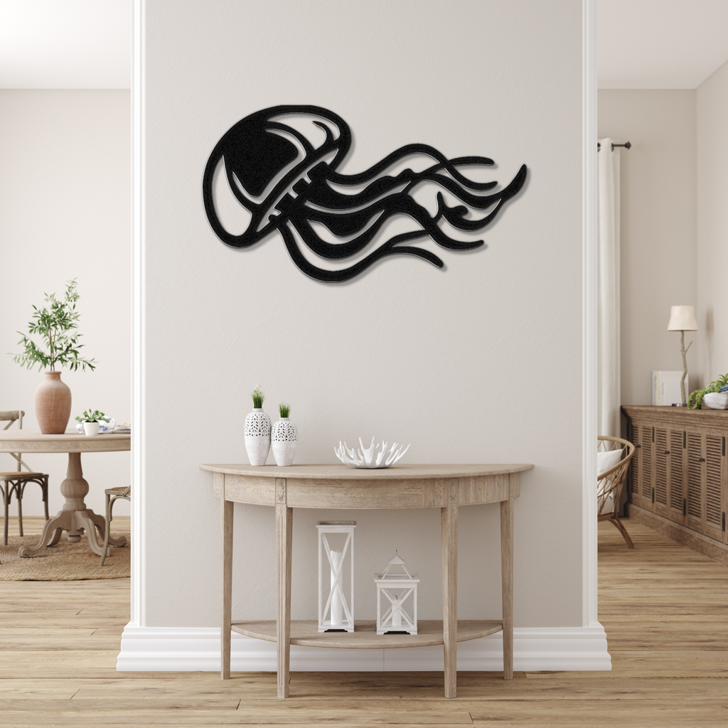 Jellyfish Metal Wall Art